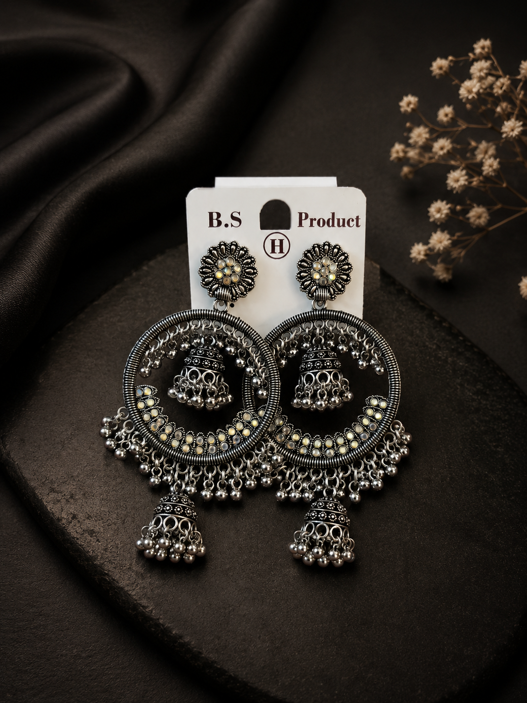 Floral Hoop Jhumki