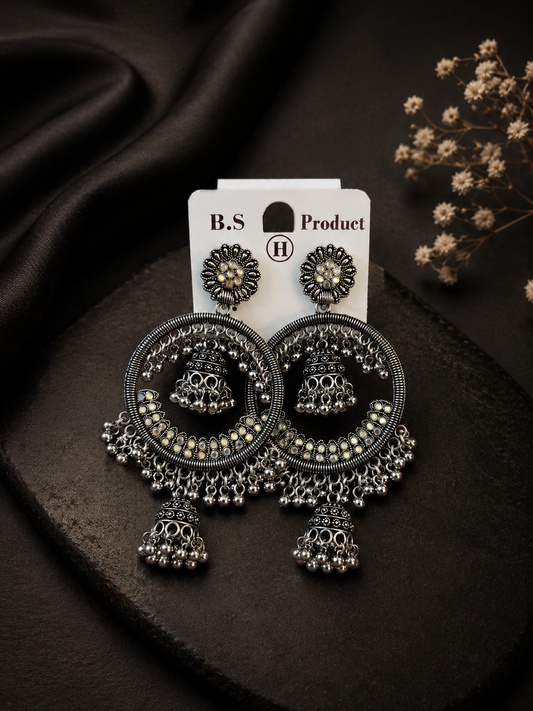Floral Hoop Jhumki