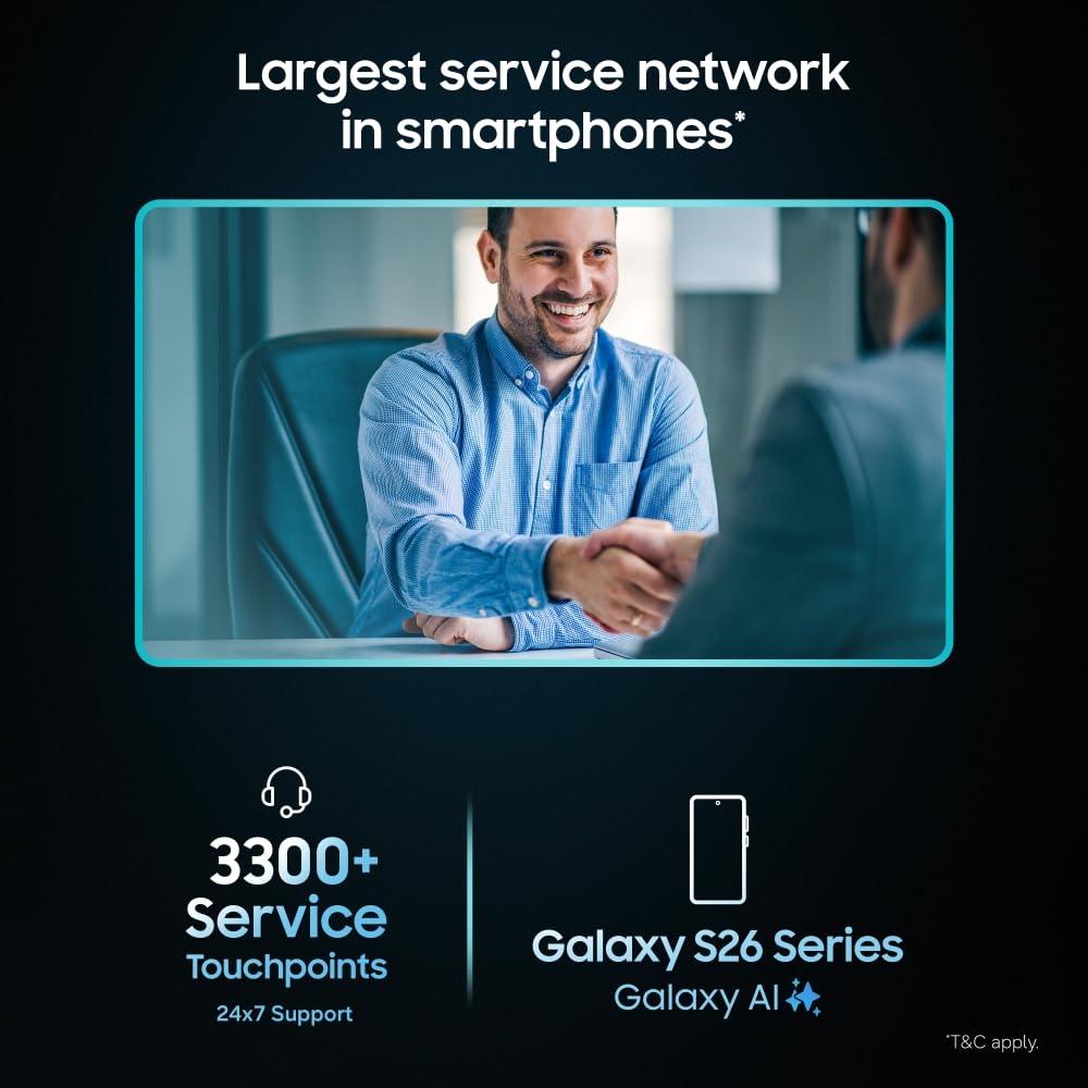 Samsung Galaxy S26 Ultra 5G (Black, 12GB RAM, 256GB Storage) with Built-in Privacy Display, AI Phone, Photo Assist, Creative Studio, 200MP Camera, 5000mAh Battery and Snapdragon 8 Elite Gen 5