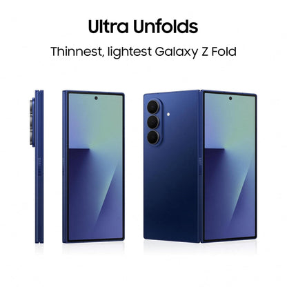 Samsung Galaxy Z Fold7 5G Mobile with Galaxy AI (JetBlack, 12GB RAM, 256GB Storage), Ultra Sleek Design with 200MP Camera, Ultra-Smooth Gaming with Powerful Snapdragon 8 Elite, Google Gemini
