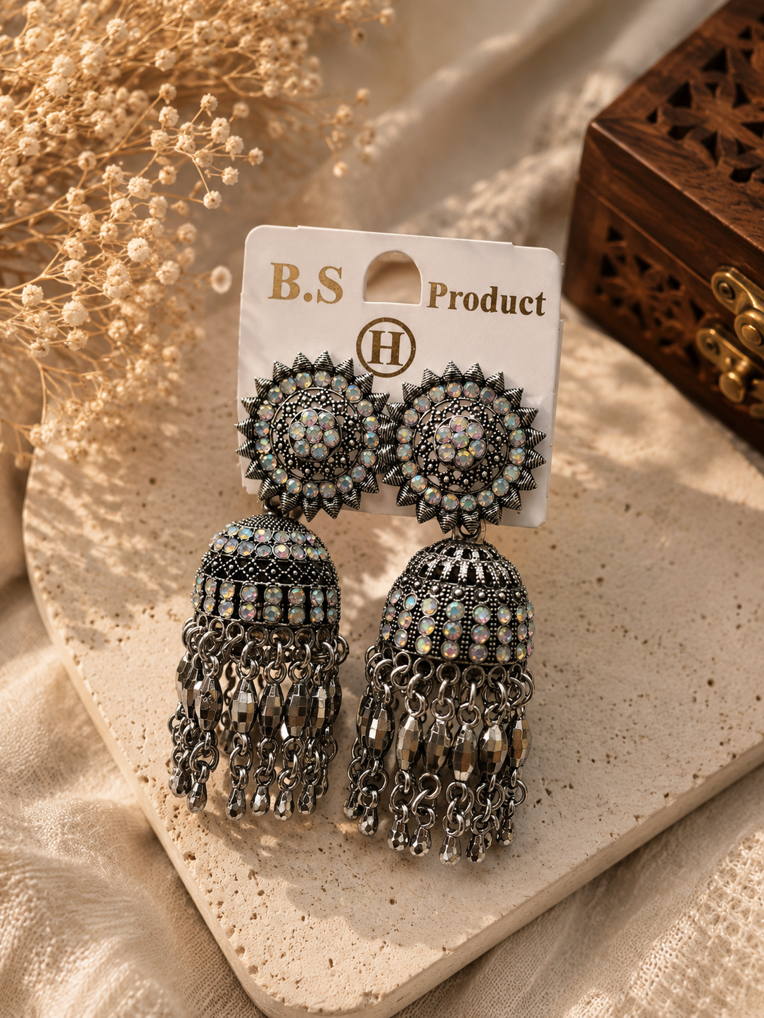 Rosette Mini Jhumka