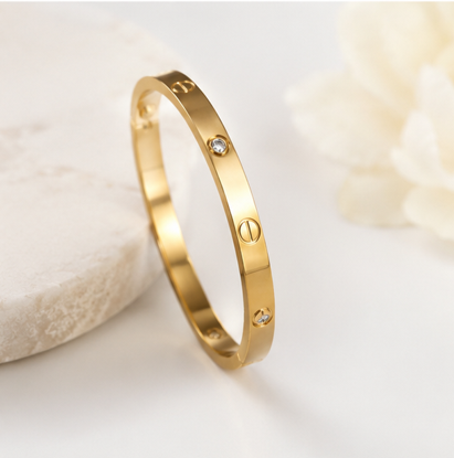 The Eternity Rivet Bangle
