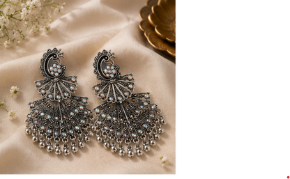 The Imperial Plume Statement Earrings