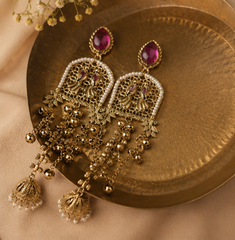 The Maharani Ruby Chandbalis